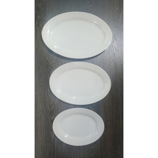 TRAVESSA 29.5X20.5CM OVAL PORCELANA