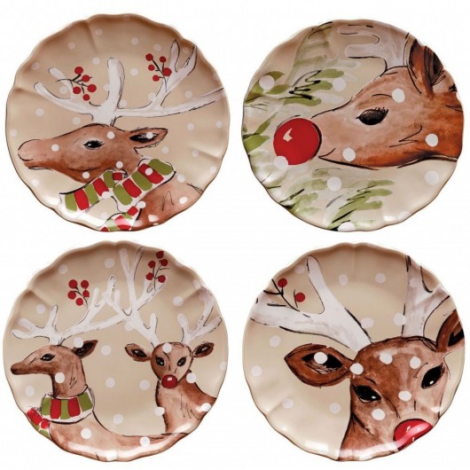 DEER FRIENDS CJ4 PRATO 27CM  LINHO