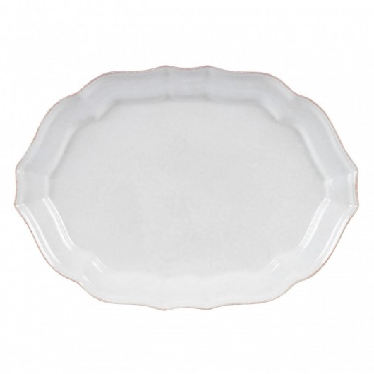 IMPRESSIONS TRAVESSA 45.2X32.3 OVAL BRANCO