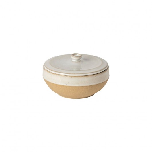 MARRAKESH - TAÇA FORNO C/TAMPA 15CM SABLE BLANC