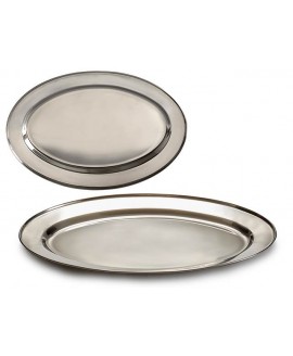 TRAVESSA OVAL AÇO INOX 35CM