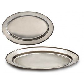 TRAVESSA OVAL AÇO INOX 35CM