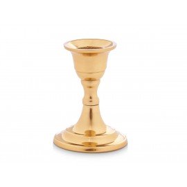 CASTIÇAL 9CM SIMPLES DOURADO