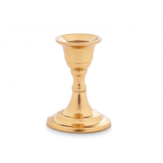 CASTIÇAL 9CM SIMPLES DOURADO
