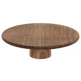 prato bolo c/pé acacia 30x30x9cm