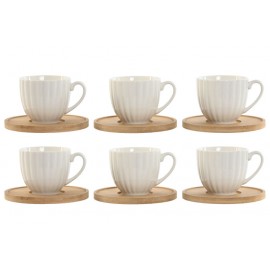 chavena café porcelana/bambu 90ml