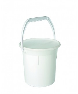 BALDE 6L GRADUADO C/TAMPA BRANCO 927
