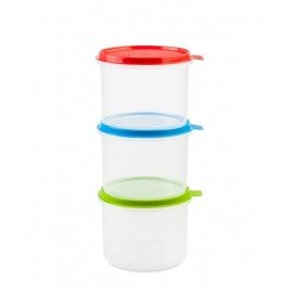 CAIXA 0,6 L REDONDA PLASTICO TRANSP REF 838