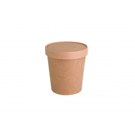 25 - TAÇA SOPA C/ TAMPA KRAFT 944ML 11,8x9,3x13,1CM