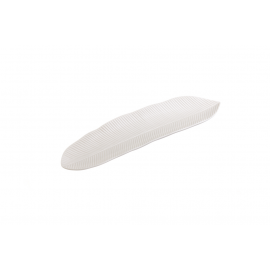 PENA FINA PORCELANA BEGE 38,5x9,5x3,5CM