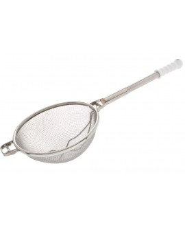 COADOR 36CM REDE MALHA DUPLA INOX