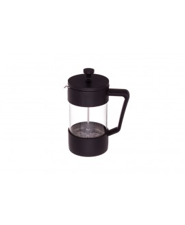 CAFETEIRA 0,60L VIDRO/ PLÁSTICO C/ FILTRO INOX D9X18CM