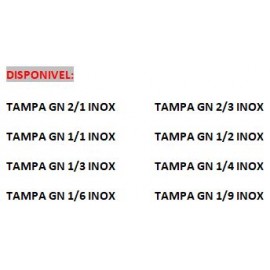 TAMPA GN 1/9 INOX 201 /6/48