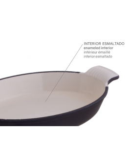 ASSADEIRA 24X18X4,5 FERRO FUNDIDO