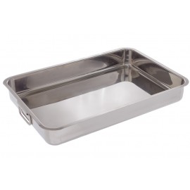 TABULEIRO INOX 45x33,5x7CM ESP.0,9MM