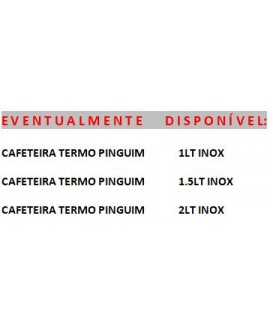 CAFETEIRA TERMO PINGUIM 1L INOX