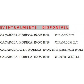 CAÇAROLA 24X10.5 INOX 5 L HASCEVHER