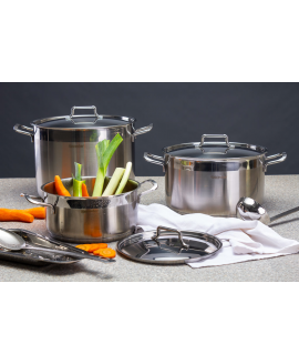 CAÇAROLA 16-2L BAIXA ANETT A10CM  AÇO INOX 18/10