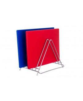 SUPORTE 27x33x25.5CM P/ 6 TÁBUAS INOX