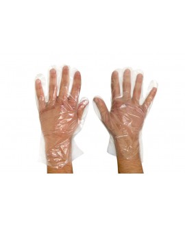 LUVAS PLASTICAS TIPO PALHAÇO CX 100