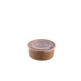 50 SALADEIRA 1090ML KRAFT C/T PP Ø16,6xØ14,8x6,4CM TW