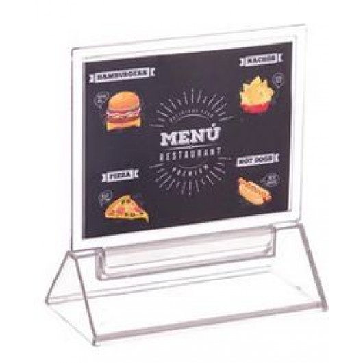 SUPORTE 10X8 CM ACRILICO P MENU