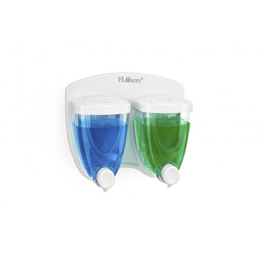 DISPENSADOR 350+350 ML SABONETE LIQ. DUPLO PAREDE ABS