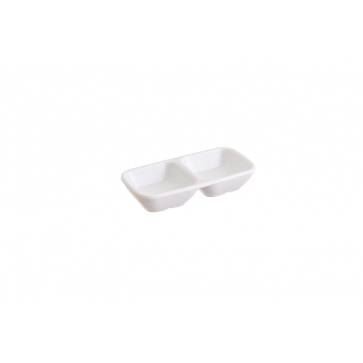 TAÇA DUPLA APERITIVOS BRC 13X6.5X2.5 MELAMINA