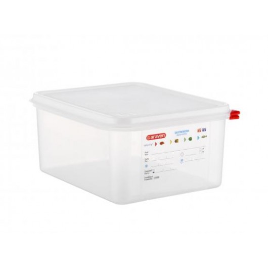 HERMÉTICO 10L GN1/2 150MM PP BRANCO