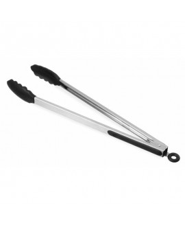 TENAZ 40CM SERVIR C/MOLA INOX/SILICONE 171325