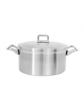 CAÇAROLA 14-1L ALUM FUND SATINADA