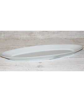 TRAVESSA OVAL CANOE 60 X 19.5 CM PORCELANA